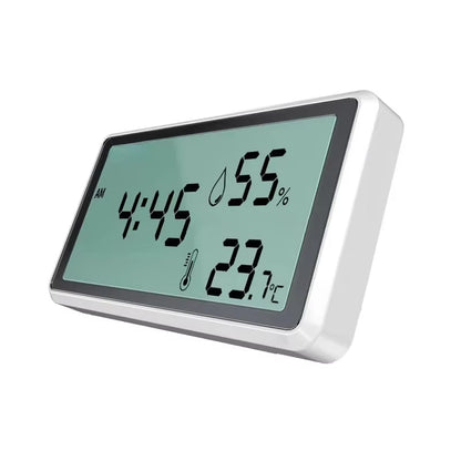 New Electronic Thermometer Hygrometer Weather Station for Home Indoor High Precision with Table Clock Temperature Controller
