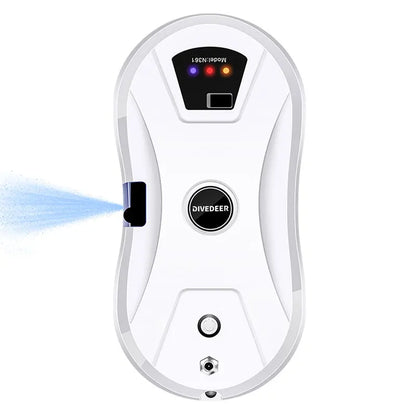 Window Cleaning Robot 5600PA Large Suction Electric Spray Window Cleaning Robot Fall Prevention Remote Cleaner